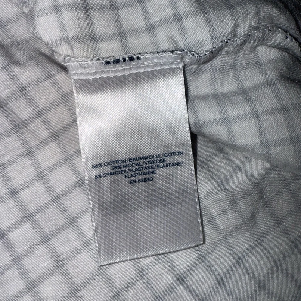 Lands’ End Women’s Blue and White Checkered Shirt Size 1X 16W-18W - Picture 6 of 6